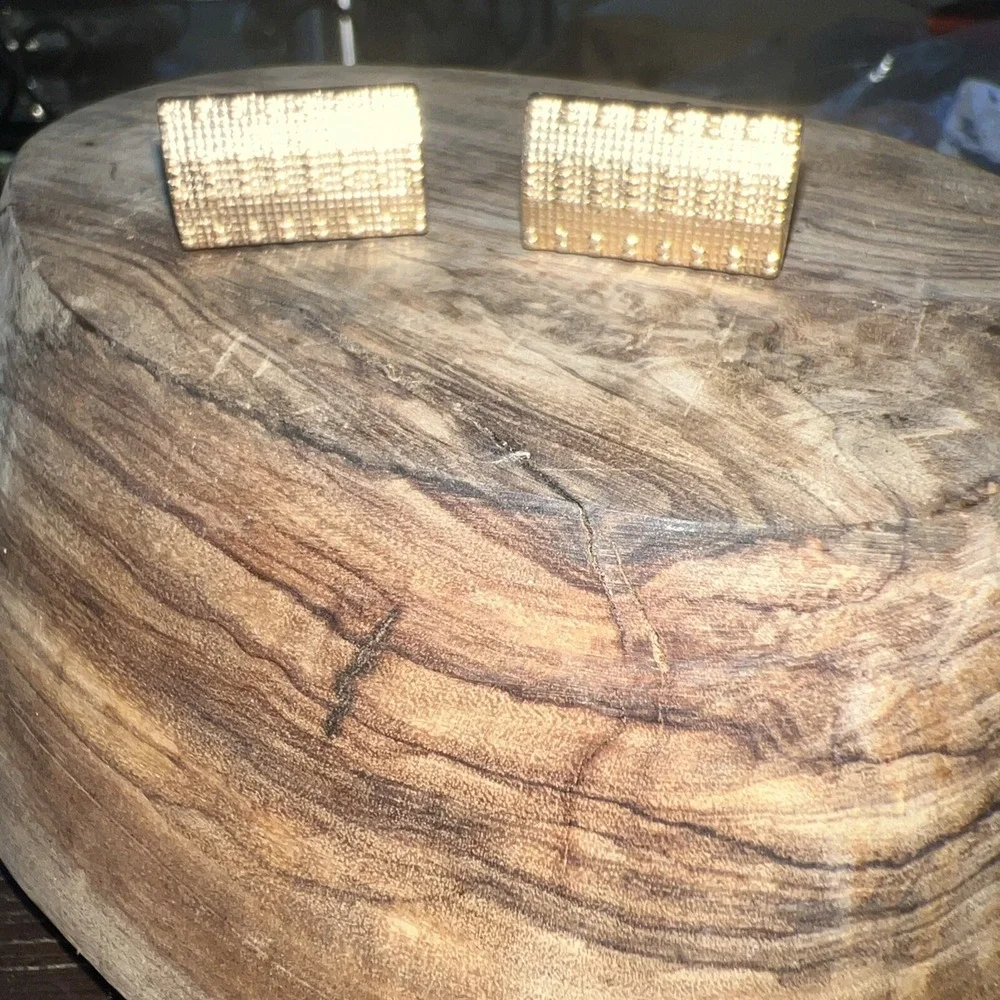 Vintage Cufflinks Jewelry Gold Tone